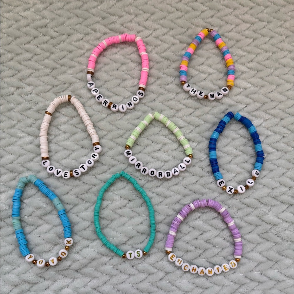 Handmade Taylor Swift Inspired Bracelets Pack